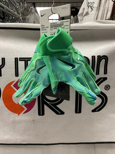 Used Nike Vapor Jet Gloves Fb Gloves Green Md 11490-s000266230