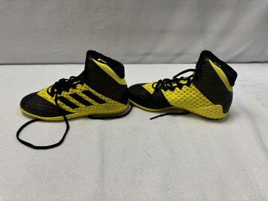 Used Adidas Wrestling Shoes Black Junior 04.5 11490-s000266297