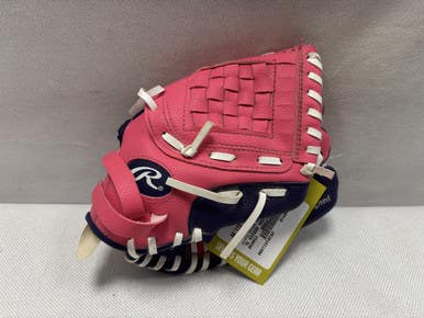 Used Rawlings Players Series Pl91pp Bb Sb Glove Rh Throw Pink 6" 11490-s000266519