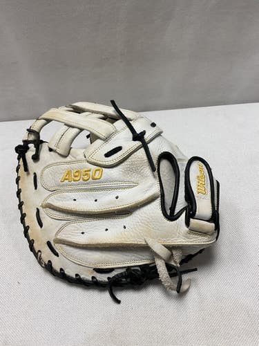 Used Wilson A950 Bb Sb Catchers Rh Throw Black 34" 11490-s000267797