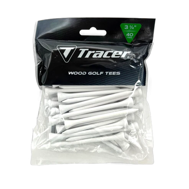 New 3 1 4" Wood Tracer Tees - 40ct 11490-35tth335