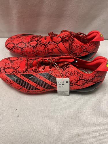 Used Adidas Adult Fb Cleats Red Senior 18 11490-s000269126