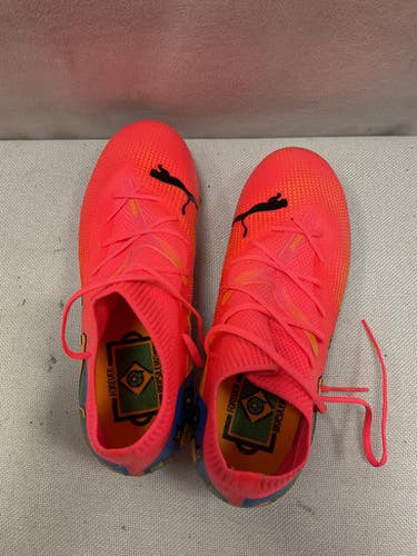 Used Puma Soccer Cleats Pink Junior 03.5 11490-s000269509