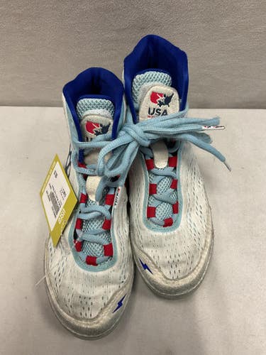 Used Rudis Wrestling Shoes White Senior 7 11490-s000271033