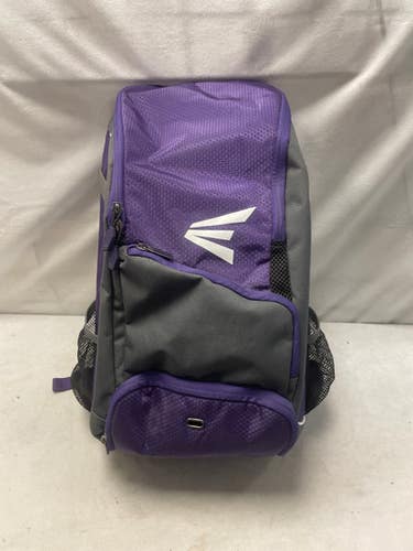 Used Easton Backpack Bat Bag Bb Sb Player Backpack Purple 11490-s000273833