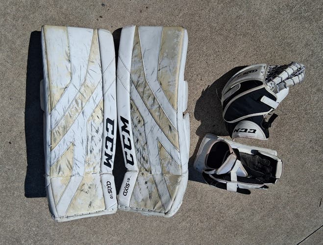 31+1" CCM Axis 1.9 INT Goalie set (Used)