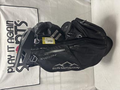 Used Sun Mountain Sun Mountain Stand Bag 13 Way Mens Stand Bag Black 11490-s000265657