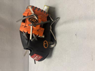 Used Rawlings Eblb5 Bb Sb Glove Rh Throw Black 10" 11490-s000265719