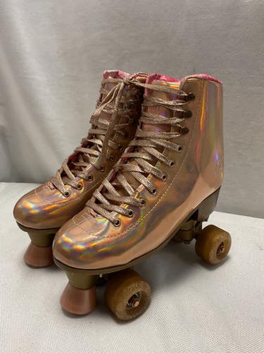 Used Jajahoho Quad Skates Senior Roller Quad Skates Pink Senior 8 11490-s000267171