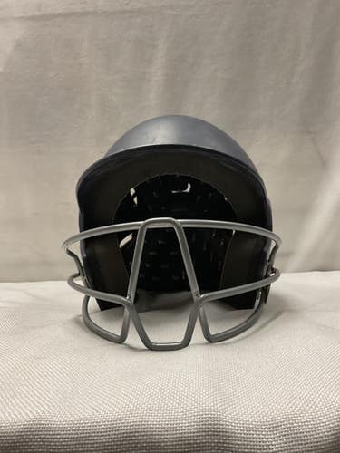 Used Victus 6 1 2 - 7 1 2 Batting Helmet W Mask Navy Blue One Size 11490-s000267198