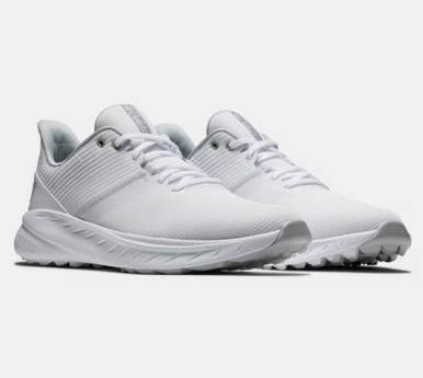 New Footjoy Flex Golf Shoes Sz 9.5 White 11490-96bfjflex