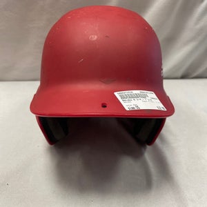 Used Adidas 6 3 8 - 7 3 8 Batting Helmet No Mask Red One Size 11490-s000271510
