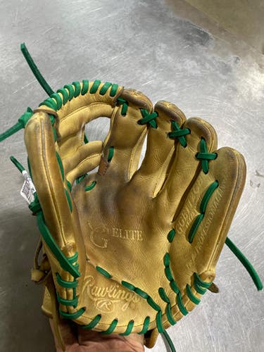 Used Rawlings Gg Elite Gge112cb Bb Sb Glove Rh Throw Brown 11 1 4" 11605-s000204902