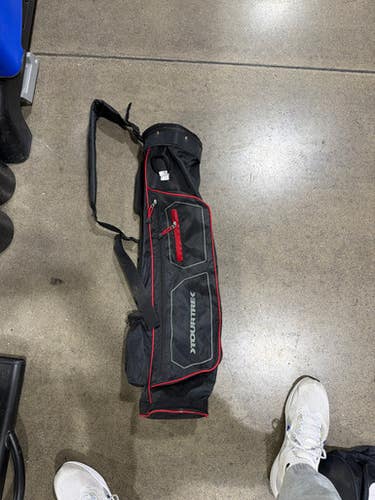 Used Tour Trek Sunday Bag Mens Stand Bag Black 11605-c000208936