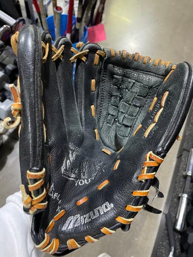 Used Mizuno Mvp Youth Bb Sb Glove Lh Throw Black 11 1 2" 11605-c000207639