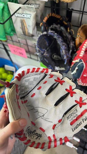Used Rawlings Mt95gb Bb Sb Glove Rh Throw Black 9 1 2" 11605-s000199348