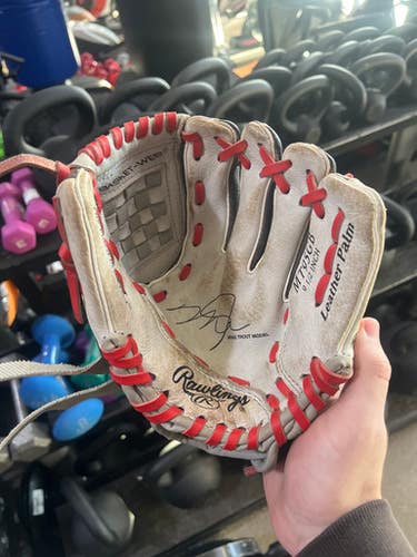 Used Rawlings Mt95gb Bb Sb Glove Rh Throw Black 9 1 2" 11605-s000199350
