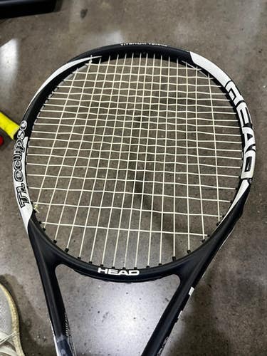 Used Head Ti Eclipse Adult Tennis Racquet Black 4 1 2" 11605-s000201760