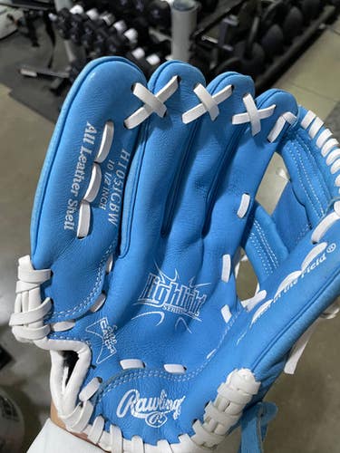 Used Rawlings H105icbw Bb Sb Glove Lh Throw Carolina Blue 10 1 2" 11605-s000208301