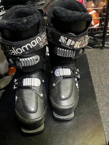 Used Salomon Spk Mens Dh Ski Boot Black 240 Mp - J06 - W07 11605-s000156533