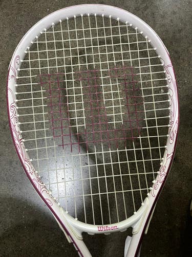 Used Wilson Hope Adult Tennis Racquet Pink 4 1 4" 11605-c000203093