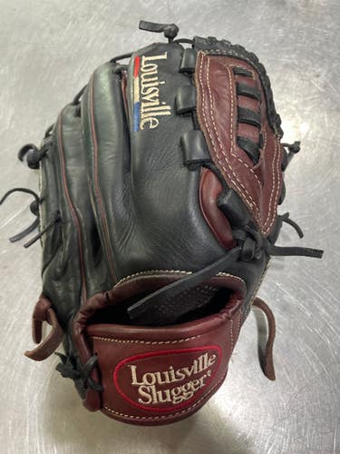 Used Louisville Slugger Bb Sb Glove Rh Throw Maroon 12" 11605-s000206051