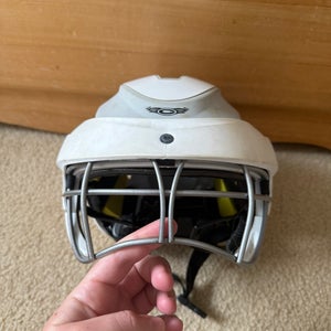 CASCADE LX Lacrosse Helmet Women's White & Gray - One Size Helmet (Used)