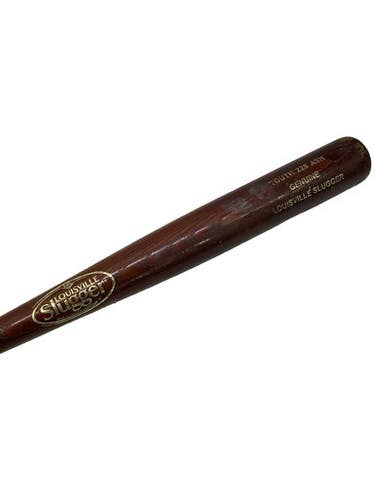 Used Louisville Slugger Youth 225 Ash Genuine Bb Sb Wood Bat Maroon 29" 11347-s000270455