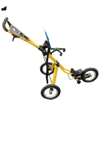 Used Sun Mountain Speed Cart Golf Cart Yellow 3 Wheel 11347-s000270453
