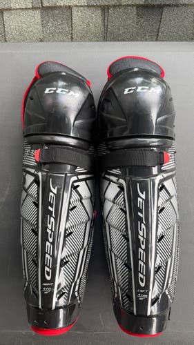 CCM JetSpeed FT350 16" Shin Pads (Used)