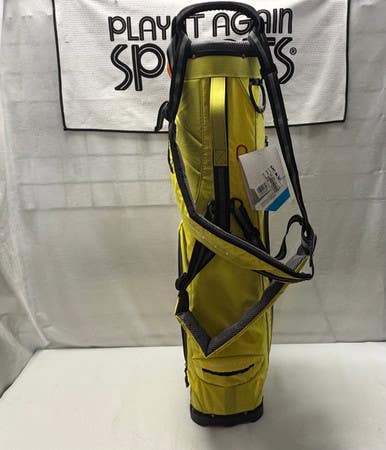 Used Maxfli Air Stand Bag Mens Stand Bag Black And Optic Yellow 11490-s000257873