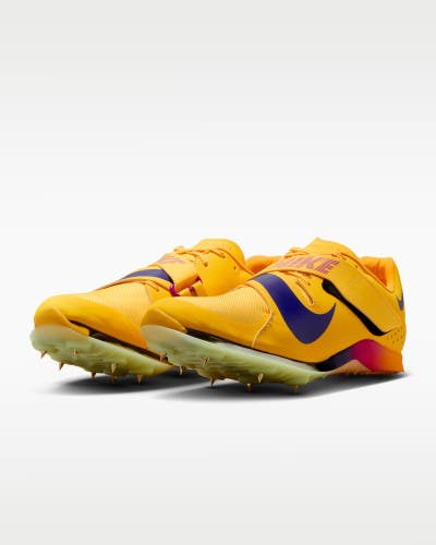 Nike Air Zoom LJ Elite Long Jump Spikes Yellow (FZ9326-800) Mens Size 10 New