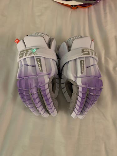 Purple STX Surgeon RZR2 Lacrosse Gloves (New)