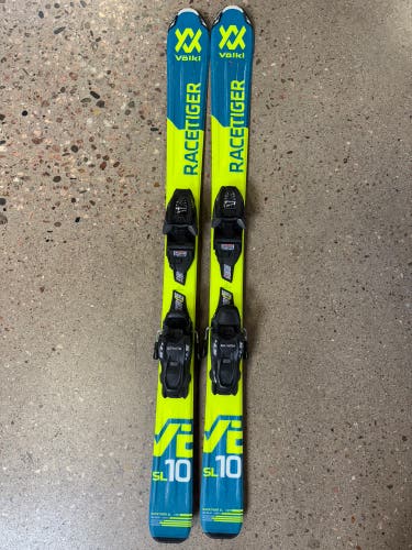 Kid's Volkl Racetiger SL 110 cm Skis | Marker 4.5 GripWalk Bindings (Used)