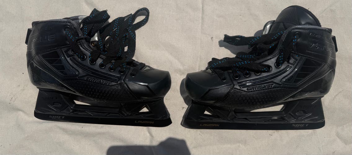 2024 True Catalyst 9x4 Hockey Goalie Skates Regular Width 8 (Used)