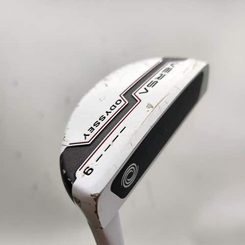 2013 ODYSSEY VERSA 9 WHITE BLACK WHITE PUTTER STEEL 34.5" FAIR