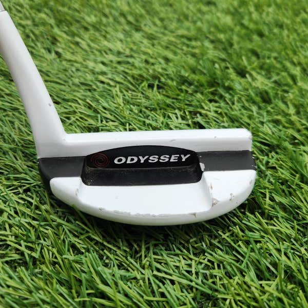 2013 ODYSSEY VERSA 9 WHITE BLACK WHITE PUTTER STEEL 34.5