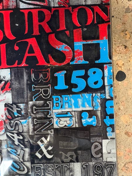 Burton Clash x Bud Light 158cm Snowboard | Large Burton Freestyle