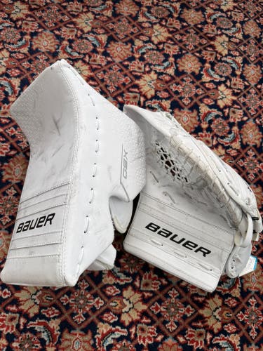 2023 Bauer S20 GSX Glove and Blocker Set Regular (Used)