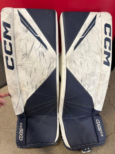 31+1" Intermediate CCM Axis 2.9 Goalie Leg Pads (Used)