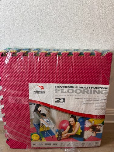 Norsk Reversible Multi-Purpose Flooring Tile Set - 8 Tiles *NEW*