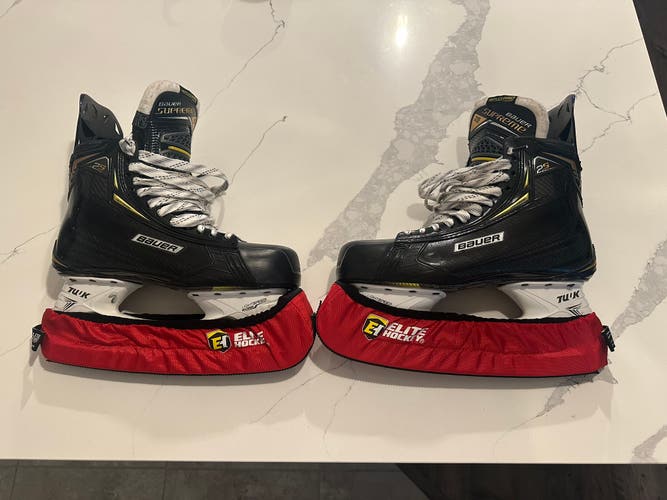 Black 2018 Bauer Supreme 2S Pro Hockey Skates Extra Wide Width 12 (Used)