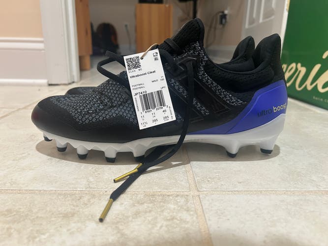 New Adidas Ultraboost Football Cleats (Size 11.5)