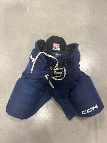 Navy Blue CCM AS-V Pro Hockey Pants (Used) | Senior Medium