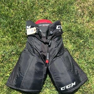 Black Junior Large CCM JetSpeed FT350 Hockey Pants (Used)