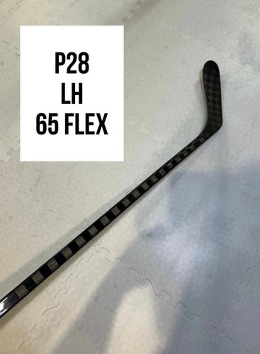Senior(1x)Left P28 65 Flex 63” ProBlackStock™ Unbranded Blackouts Pro Stock Nexus Hockey Sticks