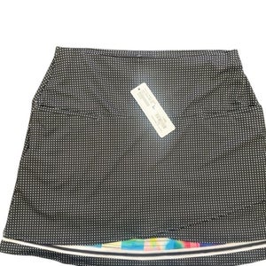 Lucky in Love Golf Skort GB09-W87001 Polka Dot New with Tags Size L