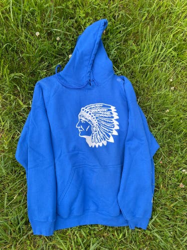 Blue XXL Turners falls Indians Sweatshirt (Used)