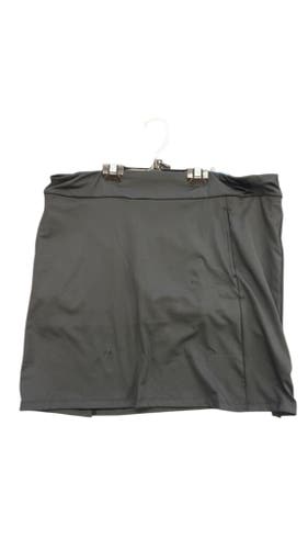 SanSoleil Golf Skort Solstyle 17" Solid Black New With Tags Size L