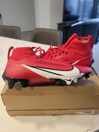 Nike Vapor Edge PRO 360 2 Cleats | NEW Size 8 | University Red/White